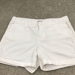 White Merona shorts